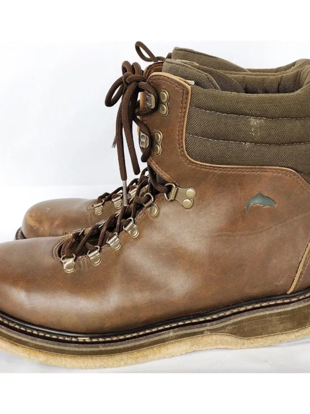 Simms Freestone Fly Fishing Boots Brown Size 13